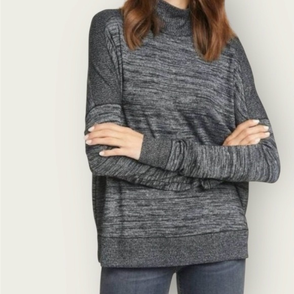 rag & bone AVRYL MARKED TURTLENECK TOP - Picture 2 of 4